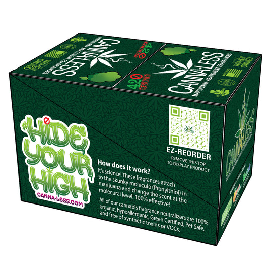 Canna-Less 2oz Room Spray Display Box – 15 Bottles