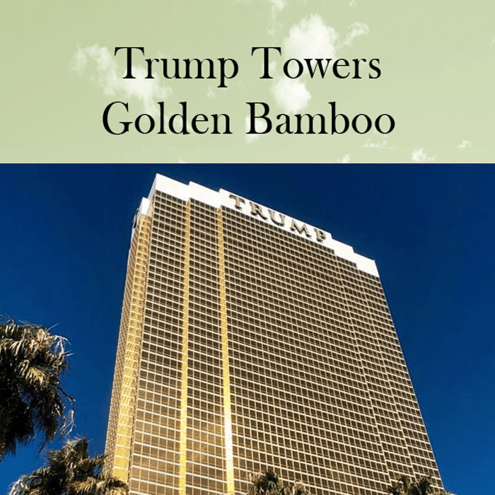 Trump Towers’ Golden Bamboo Fragrance Oil