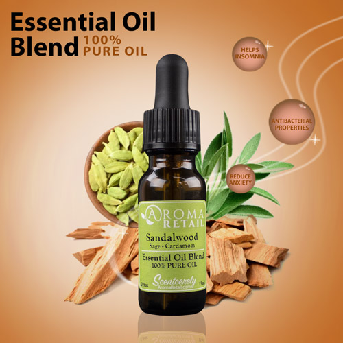 Buy Sandalwood Essential Oil Blend for Insomnia and Anxiety